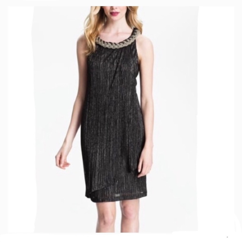 Donna Ricco Metallic Dress